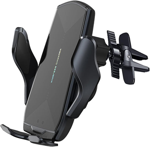 Wireless Car Charger,Qi 15W Fast Charging Automatic Clamping Car Phone Holder Mount, Air Vent Car Phone Holder for iPhone 13/13 Pro/12 Pro Max/12 ...