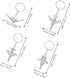 4pcs Airplane Keychain Creative Fighter Keyrings Plane Key Pendant Decorative Fighter Keychains Men Decor Diorama Airplane Key Ring Alloy Wallet T...
