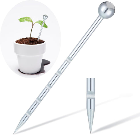 10'' Soil Probe Stainless Steel Soil Sampler Soil Moisture Probe for Lawn Plant Garden Farm Underground Soil Sampling Probing Moisture Meter Compa...