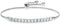 MDFUN Bracelet for Women 18k White Gold Plated Created Round Opal Simple Adjustable Tennis Opal Bracelet...