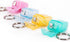 20Pcs Portable Cleaning Mint Dental Teeth Floss Tooth Shaped Key Chain Flat-Line Design Floss Roll Cleaning Oral Care Tooth Cleaner Hygiene 15M Le...