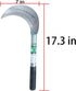 King of The Sickle-Brush Clearing Sickle with Carbon Steel Blade and Aluminum Handle,Professional Clearing Vines and Undergrowth and Small sapling...