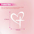 Love Cross Sticker Decal, Love Heart Cross Stickers, Decal Vinyl Sticker for Notebook, Car, Laptop, Window 8.7''×6''...