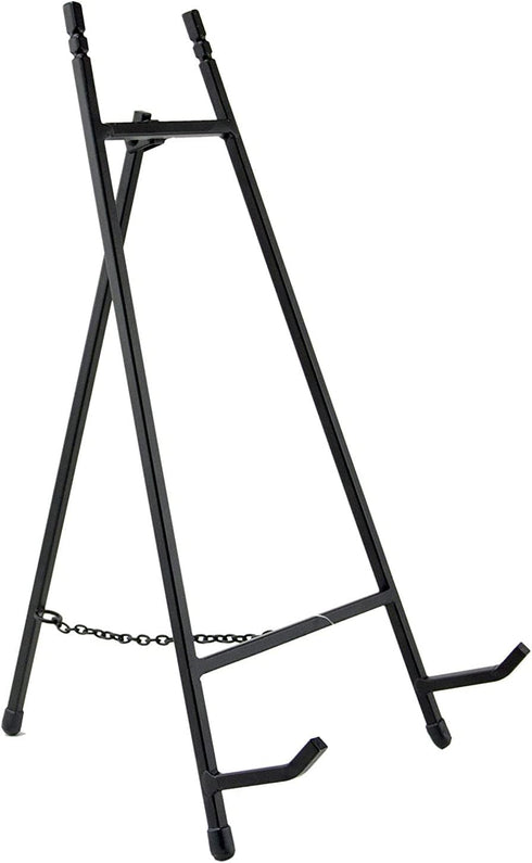 Red Co. 13” Tall Modern Metal Tripod Plate Stand and Art Holder Easel, Black...