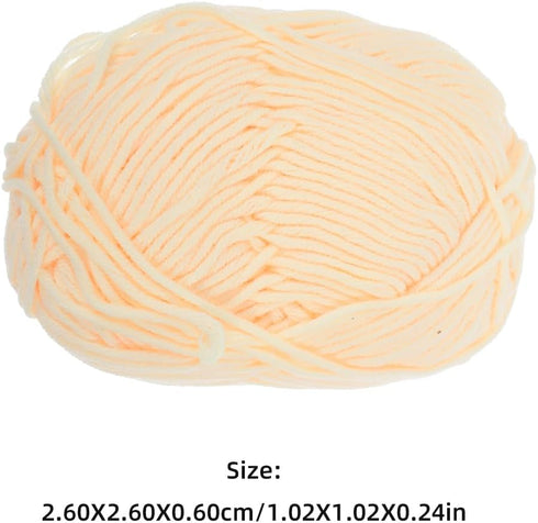 SUPVOX Sugar and Cream Cotton Yarn Knitting kit Yarn for Knitting Blanket Yarn Super Bulky Yarn Milk Cotton yarnbulky Yarn Green Yellow Blue Acryl...