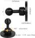 Super Magnetic Cell Phone Holder Base with 1" Ball for MagSafe iPhone 15 14 13 12 Series,Compatible with RAM mounts and Other B Size Ball Double S...