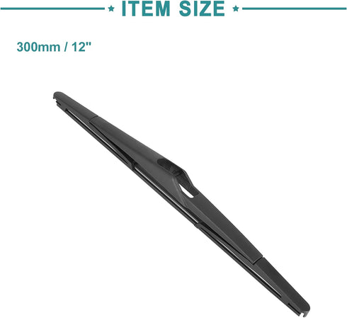 ACROPIX 300mm 12 Inch Rear Window Windshield Wiper Blade Arm Fit for Volvo 2015-2019 1pcs Black...