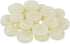ButtonMode Standard Shirt Buttons 22pc Set Includes 8 Front (11mm or 7/16 in), 7 Sleeve (10mm or 3/8 in) & 7 Collar (9mm or Almost 3/8 in), Off Wh...