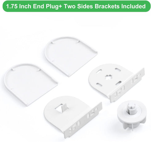 1.75" Roller Blind Repair/Hardware Kit, Replacement Brackets Parts, Window Blind Parts Accessories...