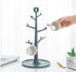 Coffee Mug Tree for Counter Cup Holder Rack Stand Organizer Desk Table Countertop (Blue, Large)...