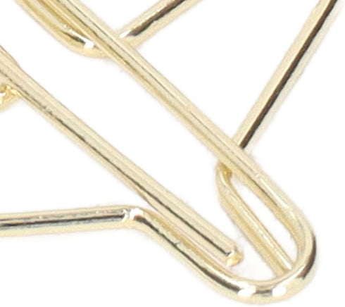 Airplane Shaped Paper Clips, Pack of 100 Portable Anti Rust Electroplating Gold Cute Metal Plane Shaped Bookmark Clips Creative Plane Paper Clips ...