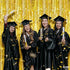 KatchOn, XtraLarge Gold Fringe Curtain Backdrop - 8x3.2 Feet, Pack of 2 Gold Streamers Party Decorations | Gold Foil Curtain for Gold Party Decora...