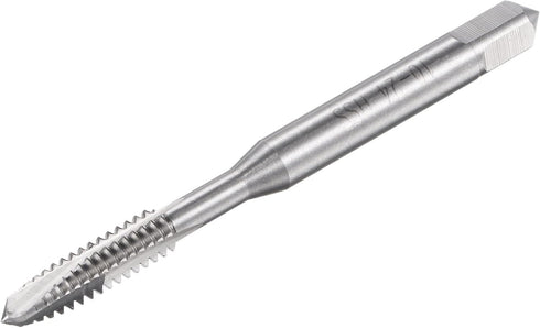 uxcell Spiral Point Threading Tap 10-24 UNC, HSS (High Speed Steel) Machine Thread Screw Tap 3 Straight Flutes Uncoated Tapping Tool H2 Tolerance...