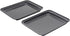 Small Baking Sheet Nonstick 9.45 X 7.09 Inch (Inner 7.5x6), 8 Inch Mini Cookie Tray Toaster Conventional Oven Pan No Warp No Rust Magnetic Bakewar...