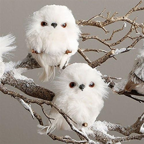 RAZ Imports 3.5" Owl Ornaments - Set of 2 Assorted Foam Hanging Ornaments...