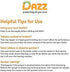 Dazz Bathroom Cleaner Starter Kit (1 Reusable Spray Bottle, 2 Refills) Tile, Tub Shower, Countertop and Bathroom Surfaces - All Natural, Eco Frien...