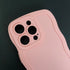 Designed for iPhone 13 Pro Max Case, Cute Curly Wave Edge Phone Cover, Soft Liquid Silicone Camera Protection Phone Case with iPhone 13 Pro Max, P...