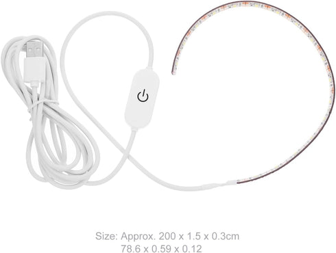 LED Strips Sewing Machine Cold White Light Self-Adhesive LED Strip Light 2 Meters 5V USB 6500K...