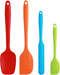 Silicone Spatula Set, 4 Pcs Heat Resistant Rubber Spatula, Spatulas for Kitchen Use, Kitchen Spatulas for Nonstick Cookware, Silicone Kitchen Uten...