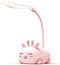 LED Desk Lamp, Portable LED Table Light, Mini Animal Night Light, Cute Foldable USB Rechargeable Reading Light for Bedroom Children's Bedside Stud...