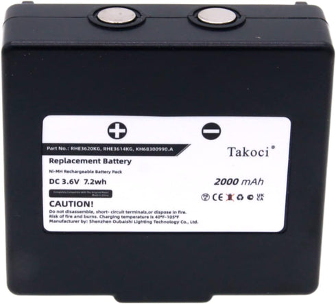 68300900 Battery Replacement for ABITRON KH68300990.A HETRONIC 68300600 68300900 2000mAh 3.6V...
