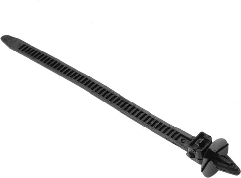 30 Pcs Car Wire Tie Straps Nylon Push Mount Clips Cable Tie Fixed Clamps Fastening Zip Strap Self-Locking Plastic Tie Wrap Fasteners Universal (Le...