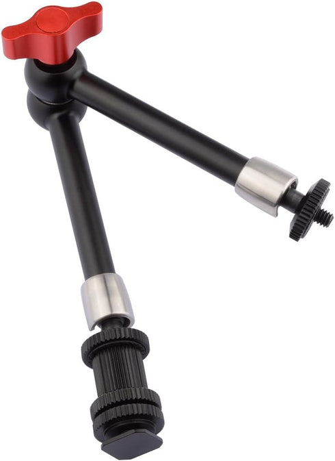 CAMVATE 11 inch Adjustable Articulating Friction Magic Arm Compatible with LCD Monitor, DSLR Camera Rig, LED Lights, Flash Light - 1477...