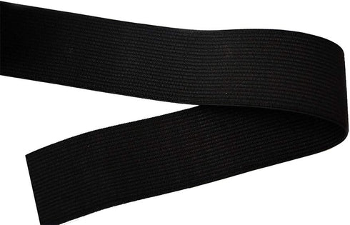 Black Elastic Band for Sewing Knitting High Elasticity Elastic Spool for Wigs, Waistband, Craft DIY Projects (1.4 inch X 5.5 Yard)...