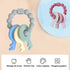 Baby Teething Keys Toys 3 to 12 Months,Infants Toddler Sensory Chew Toys,Teether Toys for Baby Girl-Soft & Raised Texture to Soothe Gums,BPA Free ...
