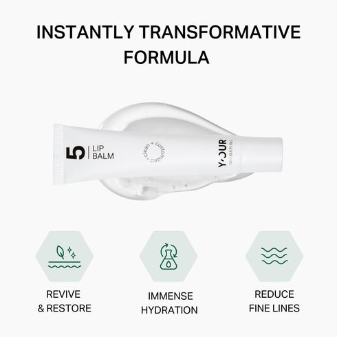 Y’OUR Intensive Lip Balm | Light-Weight & Comforting | with Natural Shea Butter & Rosehip Oil | Extreme Nourishment for Dry Lips | Paraben-Free & ...