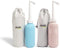 Juvo Peri Bottle Kit | Portable Travel Bidet, Handheld Squeeze Bottle with 2 Spray Nozzles, Cap and Storage Bag, Upside Down Use, 13.5 oz, Blue/Pi...