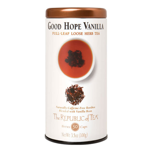 The Republic of Tea Good Hope Vanilla Red Full-Leaf Tea, 3.5 Ounces / 50 Cups...