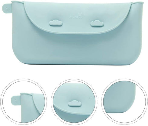 NUOBESTY Cutlery Storage Bag Silicone Pouch Mini Silicone Holder Silicone Bag Mini Bag Organizer Bag Silicone Storage Bags...