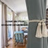 BEL AVENIR 4 Pack Curtain Handmade Tiebacks Decorative Curtain Holdbacks with Tassel (Beige, 4 Pack)...