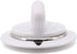 DPD WE1M654 Dryer White Timer Control Knob with Metal Ring for General Electric GE Kenmore Sears RCA Hotpoint Dryer, Replaces AP3995088, 1264290, AH1482197, EA1482197, 212D1726
