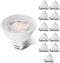 FTL 12-Pack MR16 LED Bulb 5000K Daylight White GU5.3 12V 50W Halogen Equivalent 5W Non-Dimmable Spotlight 40 Degree Outdoor Landscape Light Bulbs ...