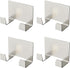 Shower Hooks Razor Holder for Shower - Ideal for Loofah, Towel, Coat - 4 Pack Stainless Steel Shower Razor Holder for Wall, Perfect as Bathroom Ho...