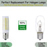 E17 LED?8W Microwave Oven Bulb?80W Halogen Equivalent ?Dimmable E17 Bulb for Microwave Oven Over Stove Appliance?800Lm, AC110V/130V?Daylight White...