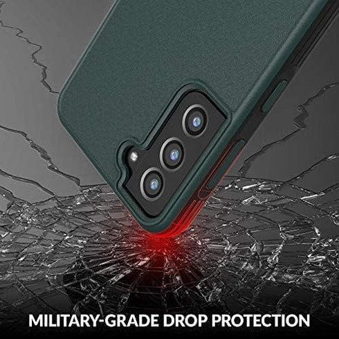 Crave Slim Guard for Galaxy S21 Case, Shockproof Case for Samsung Galaxy S21, S21 5G (6.2 inch) - Forest Green...