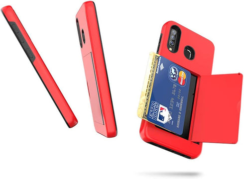 Asuwish Phone Case for Samsung Galaxy A20 A30 A50 with Tempered Glass Screen Protector Cover and Card Holder Slot Kickstand Cell Gaxaly M10s A50S ...