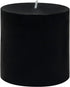 Zest Candle Pillar Candle, 3 by 3-Inch, Black...