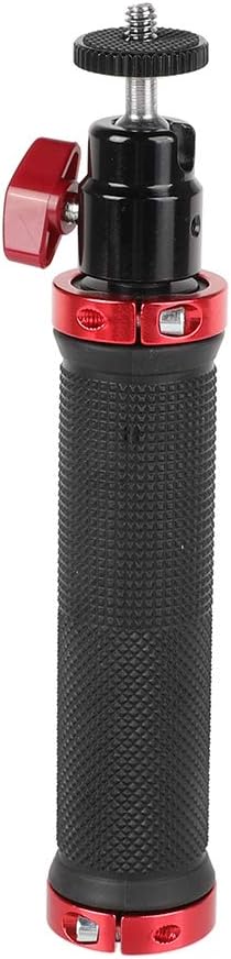 CAMVATE Rubber Hand Grip with 1/4" Ball Head Mount for Photographic Accessory (Red) - 2257...