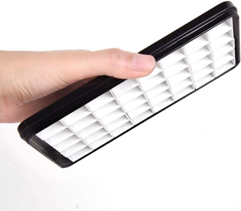 Watercolor Tin Palette Paint Case with 40Pcs White Plastic Empty Half Pans Carrying Magnetic Stripe, Artist Paints Pan Kits for DIY Watercolor Oil...