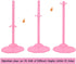 10 PCS Acrylic Doll Stands, Doll Display Stands with Adjustable Waist Clip, Transparent Doll Support Stand, Mini Doll Holder Stand for 11 to 13 In...