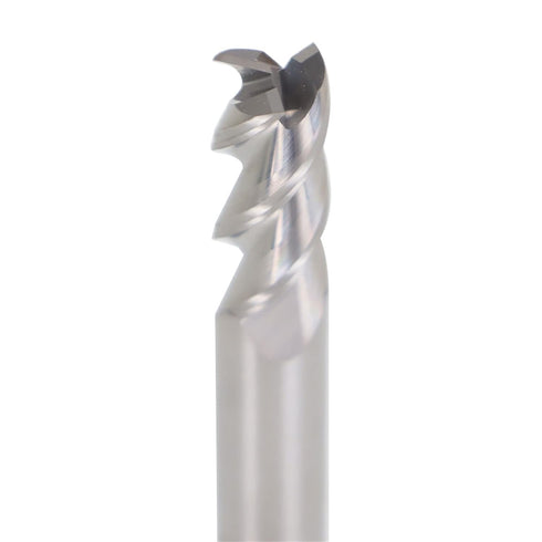 Carbide Alu-Power Square End Mill 3 Flute 1/4 Inch 45 Degree Helix, Tungsten Steel...