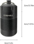 Portable Pill Organizer, Aluminium Alloy Mini Pill Holder Case Container, Waterproof Pill Warehouse with Keychain for Outdoor Sports, Camping, Hik...