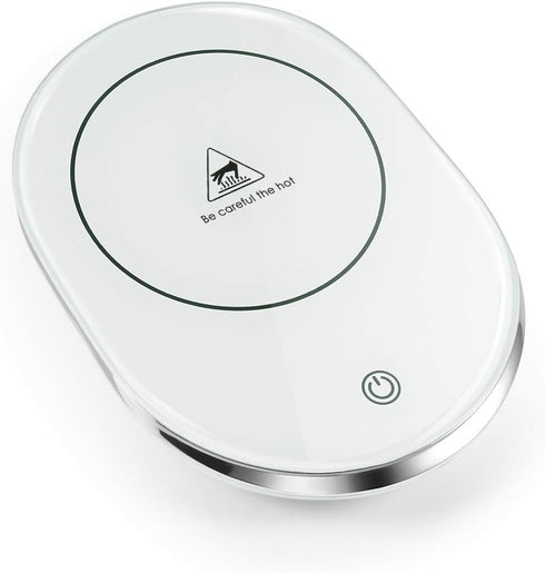 Coffee Cup Warmer for Coffee and Tea, Coffee Mug Warmer for Desk, Home, Office, Coffee Cup Warmer for Milk Coffee and Tea, White...