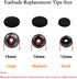 3 PCS Large Earbud Tips Silicone Earbuds Replacement Tips with Foam Cushion Replacement Earbud Tips Compatible with Plantronics Voyager 5200 5220 ...