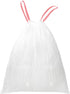 10 Gallon Trash Bag Drawstring, Pack of 26, Garbage Bags, 1.58Mil Thickness, 60x71cm, 13g/pcs, Unscented, White...