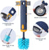 4in1 Water Bottle Cleaner Brush,Cup Lid Gap Cleaning Brush Set with Straw Cleaner Brush,Kitchen Bottle Brushes for Cleaning Tumbler Kitchen Dish B...